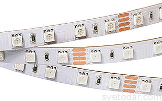 Светодиодная лента RT 2-5000 24V RGB 2x (14.4 Вт/м, IP20, 5060, 300 LED, LUX) купить в Казани