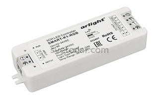 Контроллер SMART-K1-RGB (12-24V, 3x3A) купить