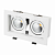 Светильник CL-KARDAN-S180x102-2x9W Day (WH, 38 deg) (IP20 Металл) для подсветки потолка