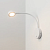 Светильник SP-SON-R90-3W Warm3000 (WH, 100 deg, 230V, IP20 Металл) настенный бра