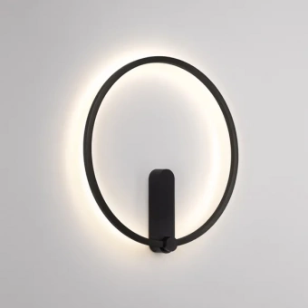 Светильник SP-VINCI-RING-R400-13W Day4000 (BK, 110 deg, 230V, IP20 Металл)