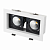 Светильник CL-KARDAN-S180x102-2x9W (WH-BK, 38 deg) (IP20 Металл) для подсветки потолка
