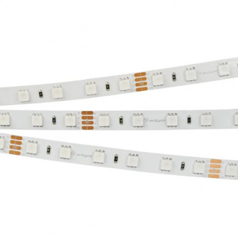 Светодиодная лента RT-B60-10mm 24V RGB (14.4 W/m, IP20, 5060, 5m) купить в Казани